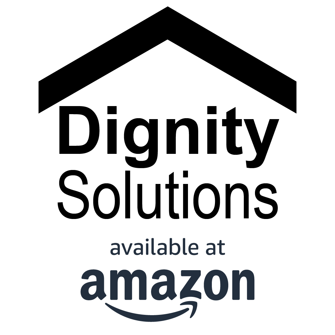 Dignity Solutions Available at Amazon Logo